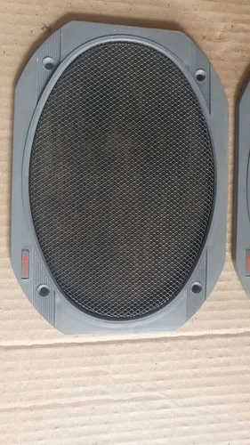 Carro antigo par telas alto falante 6x9 cinza novas