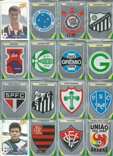 super craques / 1996 figurinhas avulsas para v. Completar seu album