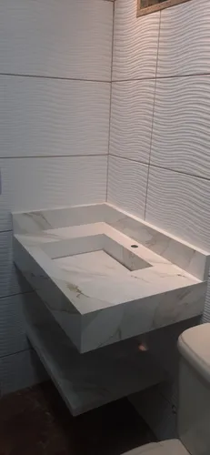 lavatorio em porcelanato