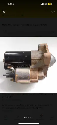 Motor de arranque  gol g3 g4 1.0 usado 