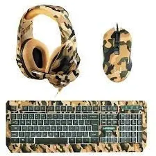 Loja MP Imports: Kit Gamer Teclado, Mouse e Headset Army Kyler Warrior 