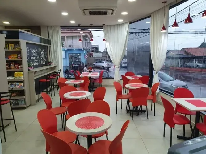 cadeiras, mesas, balcão de caixa direto da fábrica para o seu restaurante ou lanchonete