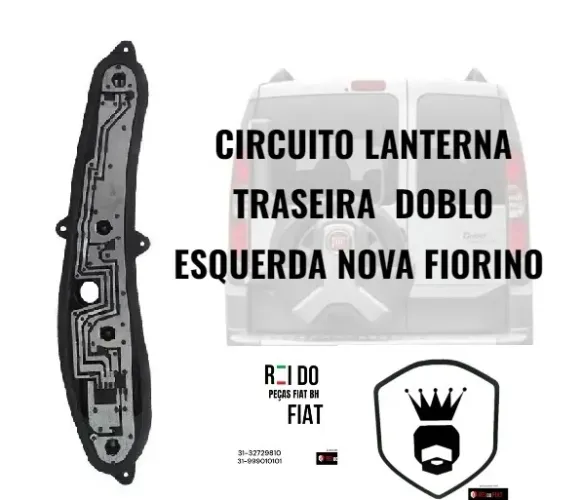 Circuito da lanterna Doblo e Fiorino semi nova original le