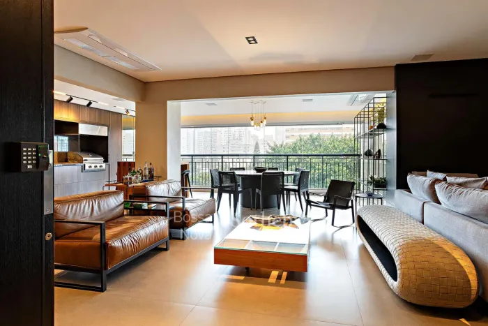 Apartamento moderno com espaço gourmet e vista livre