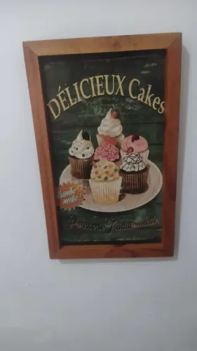 Quadro bolo cupcake
