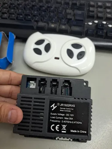 Placa JR1922RXS carrinho elétrico 12V + Controle Remoto