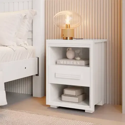 Mesa de cabeceira criado 100% MDF - Entrega e montagem inclusa