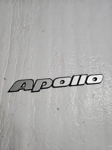 Apollo emblema tampa traseira original
