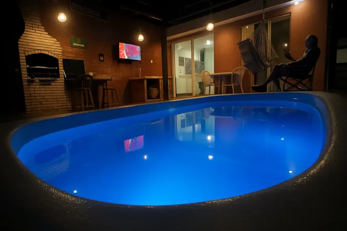 Casa de temporada com piscina - Recanto da Sereia (próx. Praia Dule)