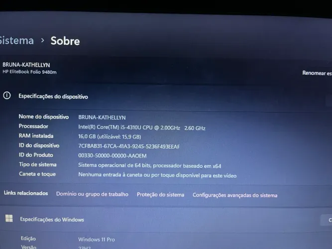 Notebook HP Elitebook 