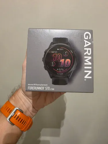 Relogio Garmin Forerunner 570 47mm black novo