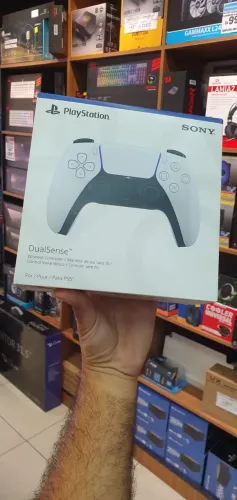 Controle Joystick Sem Fio Sony Playstation Dualsense Branco