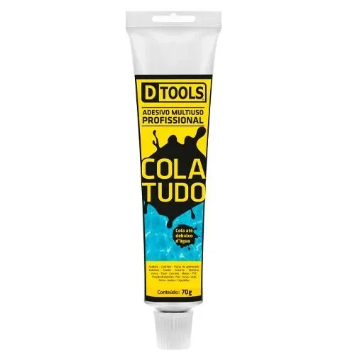 Cola Tudo Branco Bisnaga 70G DTOOLS
