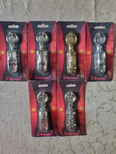 Coleção de chaveiros Ferrari Shell