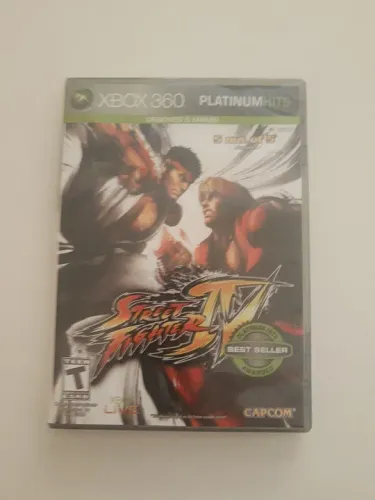 Street Fighter IV para Xbox 360 - Platinum Hits Original.
