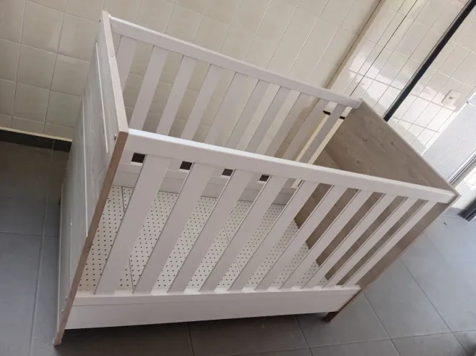 Berço americano, berço-cama e mini-cama (3 em 1) da Grão de Gente