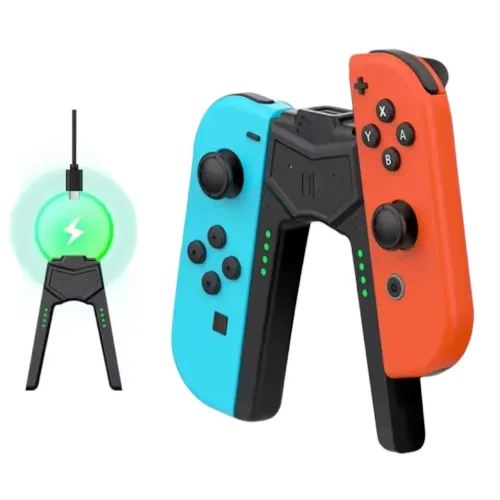 Suporte Encaixe Joy-con Nintendo Switch Grip Em V AOLION
