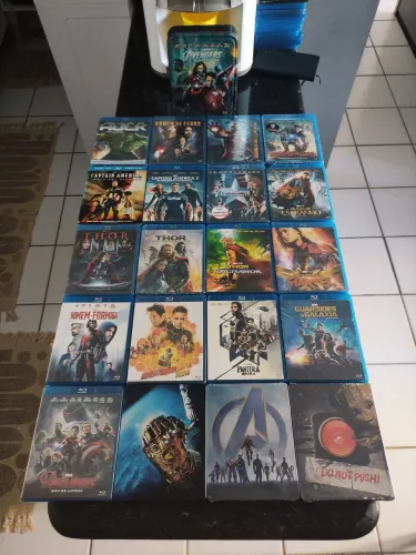 Coleção de Filmes Blu-Ray Marvel - 21 Títulos