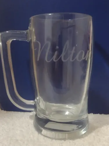Caneca de Vidro Personalizada - Milton