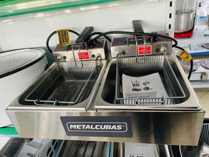 MB Fritadeira elétrica 2 Cubas - Metalcubas 
