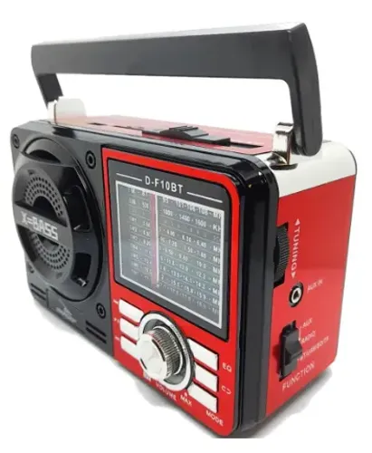 Radio 7 Faixas Grasep D-F10BT Am/Fm Versão Retro Motobras