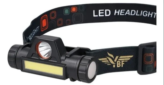 Lanterna Led Cabeça com fita elastica