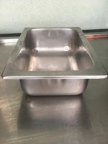 Cuba Aço Inox 1/2 Funda