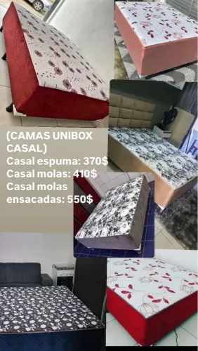 Camas Unibox Casal - Conforto e Qualidade!