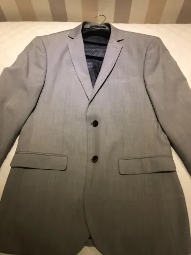 Blazer Cinza Masculino slim fit