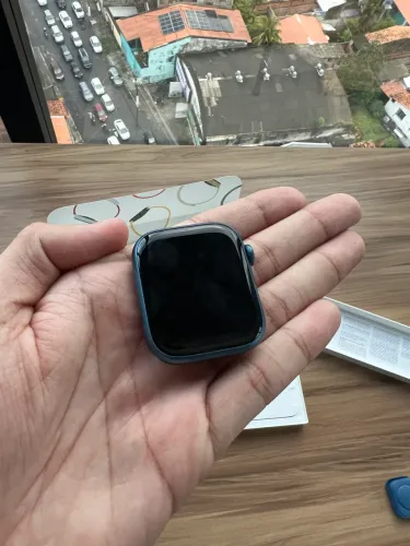 Apple Watch Séries 7 45mm GPS + 4G Azul