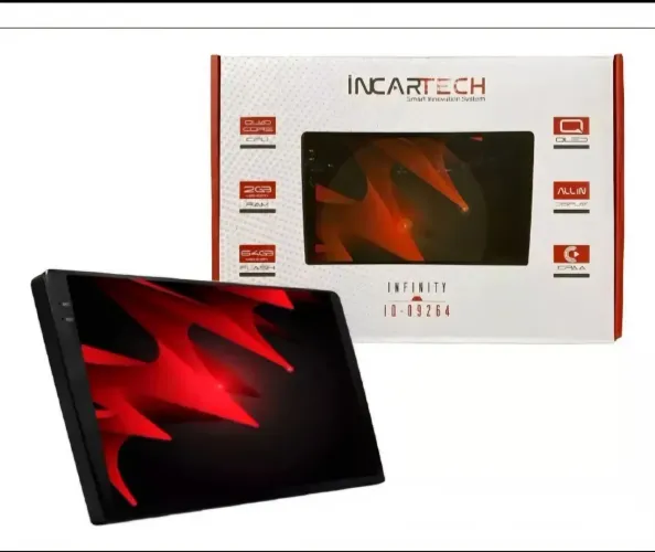 Central Multimídia Incartech 9 Polegadas