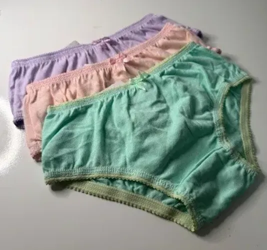 kit com 3 ou 5 calcinhas infantil de algodao