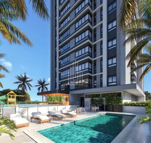 Apartamentos à Venda no Edifício Aurum Residence localizado na Rua Santos Dumont, Centro.