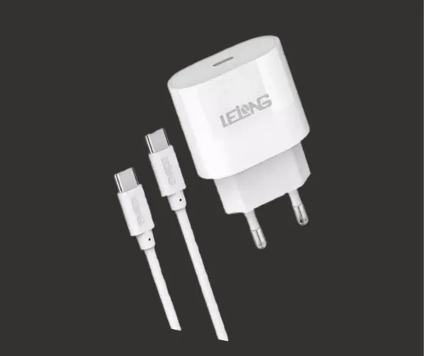 Carregador 20w e Cabo USB-C LE LONG