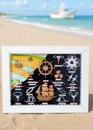 Quadro de nós marinheiro 30x40