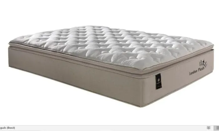 quarto colchao molas ensacadas king size 