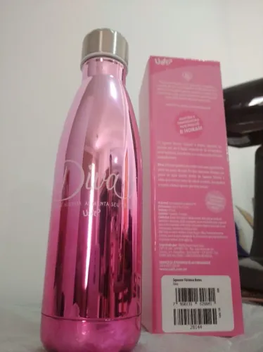 Garrafa de água térmica Diva - Rosa