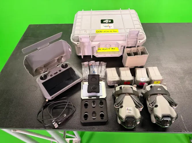 Drone DJi mini4 Pro Combo 3 baterias + acessórios + case