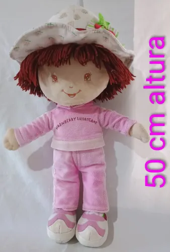 Moranguinho boneca antiga 50 cm altura 