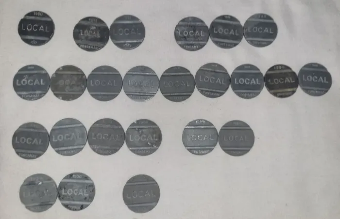 Ficha Telefônica Orelhão Ctb,ddd,telerj,telepará,local