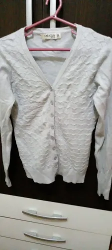 Cardigan Feminino cinza