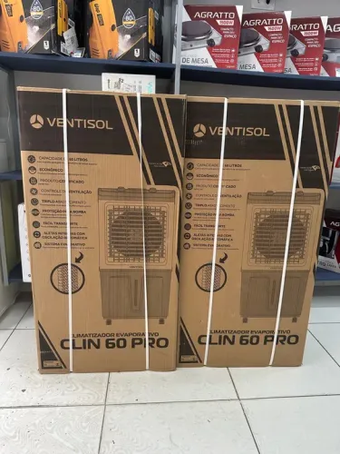 Climatizador Evaporativo Ventisol Clin 60 Pro - Novo