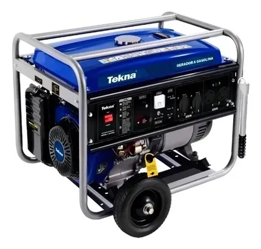 Gerador portátil Tekna GT8000FBE 7.2 kW monofásico com tecnologia AVR 115V/230V