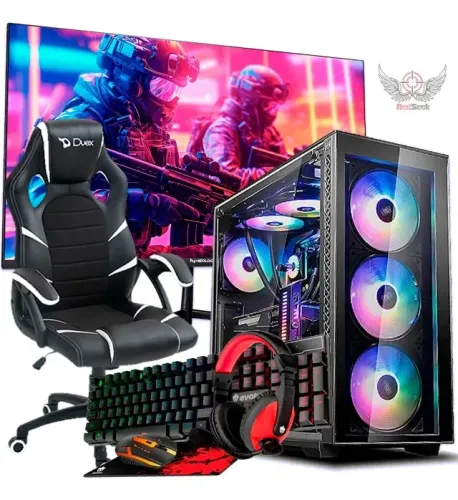 Pc Gamer Computador Amd A8 7600 Completo 16gb Ram Cadeira