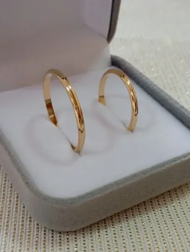Aliança ouro 18k/750