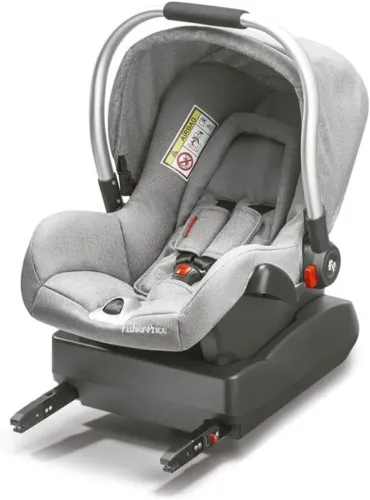 Bebê Conforto Fisher Price Heritage Fix Preto com Base