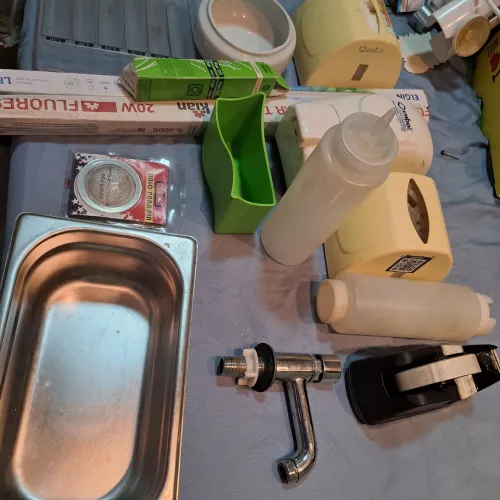 Kit de utensílios para limpeza e organização