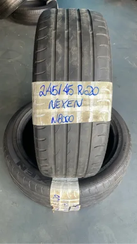 Pneus Nexen 245/45 R20 meia vida 2 pneus
