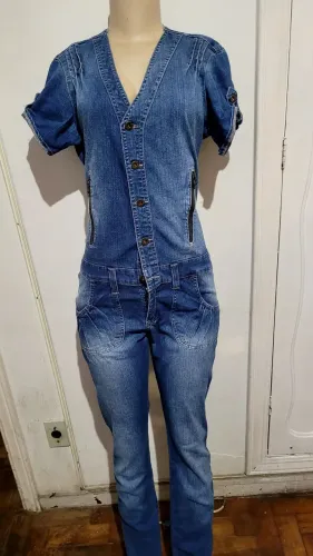 Macacão jeans 38