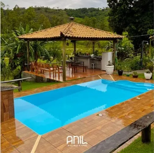 Ana: Piscina de 7 metros com praia, valor promocional